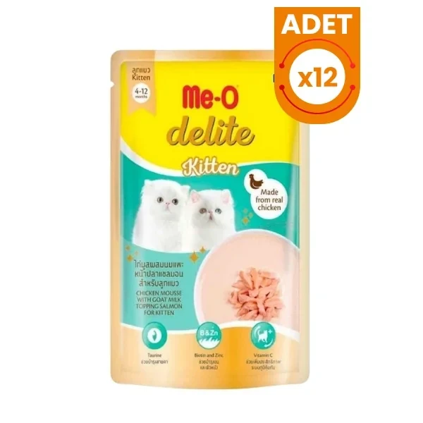 Meo Delite Kitten Tavuklu Pouch Yavru Konserve Kedi Maması