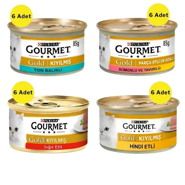 Gourmet Gold Karışık Yetişkin Konserve Kedi Maması