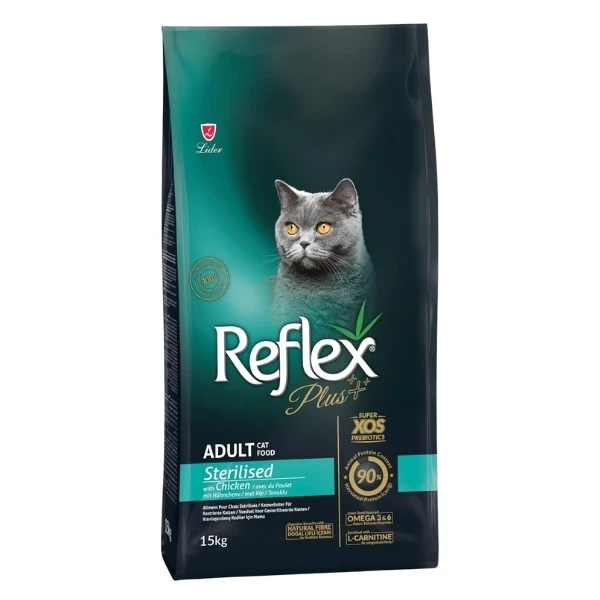Reflex Plus Tavuklu Yetişkin Kısırlaştırılmış Kedi Maması 15KG