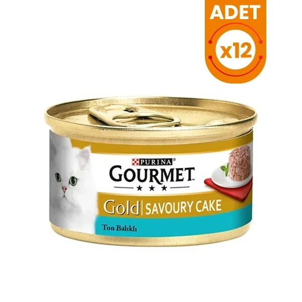 Gourmet Gold Savoury Cake Ton Balıklı Konserve Kedi Maması