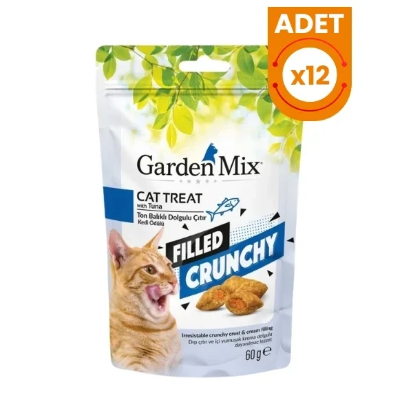 Garden Mix Ton Balıklı İçi Dolgulu Kedi Ödül Maması