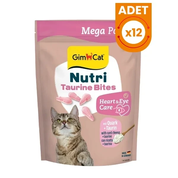 Gimcat Nutri Taurinli ve Lor Peynirli Kalp ve Göz Bakımı Destekleyici Kedi Ödül Maması