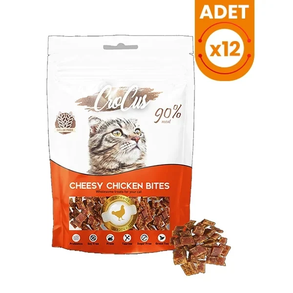 Crocus Bites Tavuklu Tahılsız Kedi Ödül Maması
