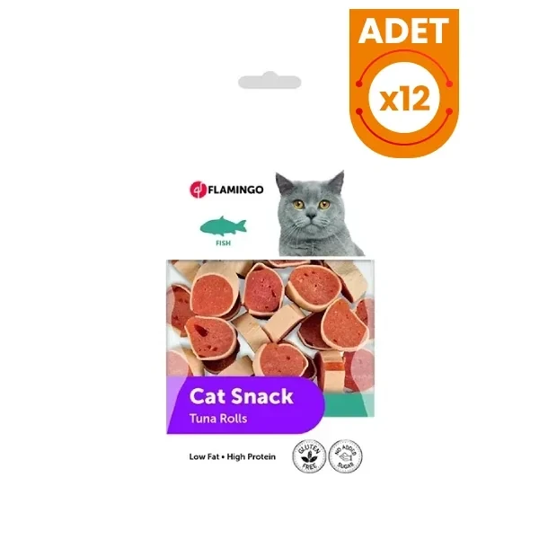 Flamingo Hapki Cat Sushi Roll Tuna Balıklı Kedi Ödül Maması