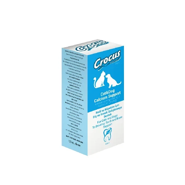 Crocus Diş ve Kemik Gelişimi Kedi ve Köpekler için Sıvı Kalsiyum Destek